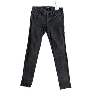 HUDSON Black Gray Skinny Denim Jeans Size 28